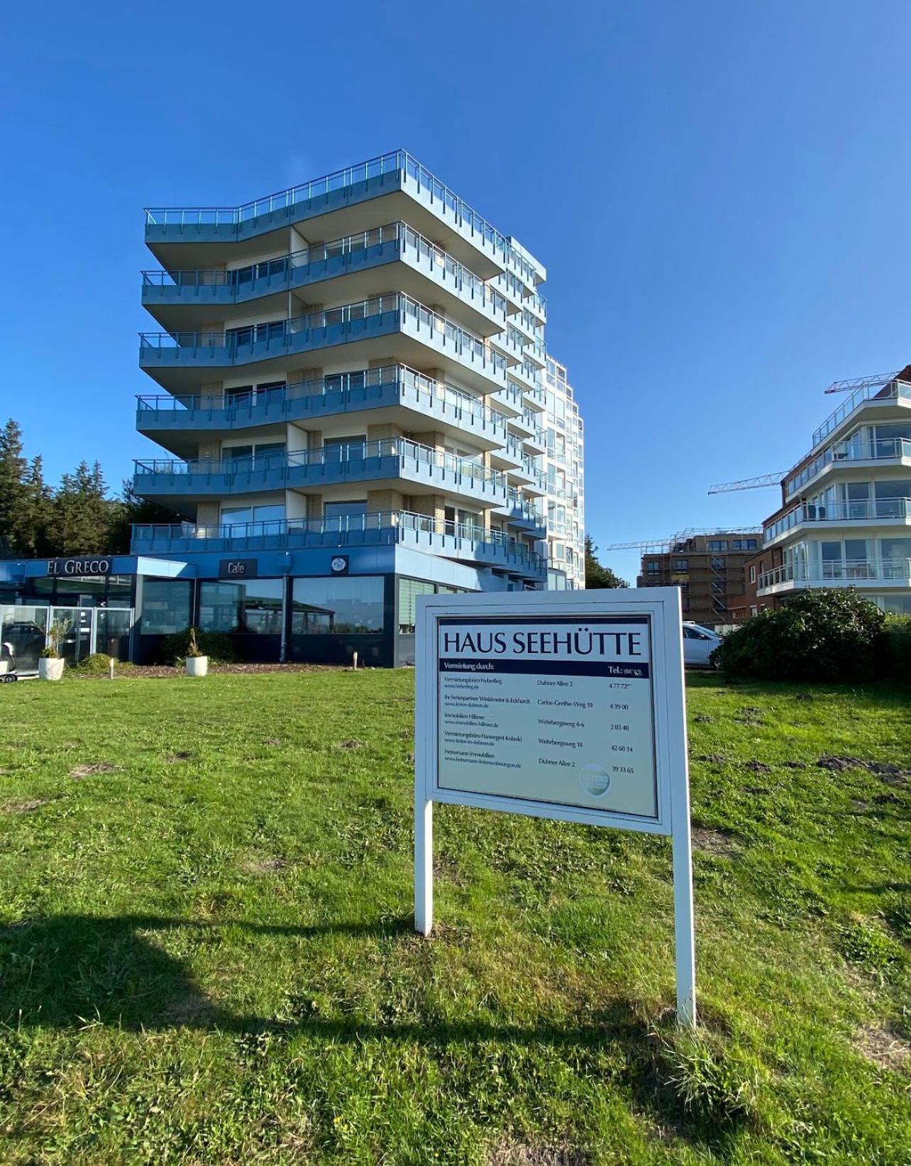 Traumhafte Ferienwohnung - Direkter Meerblick - 50M Zum Strand In Cuxhaven Duhnen In 1A Lage Im Haus Seehuette Bagian luar foto